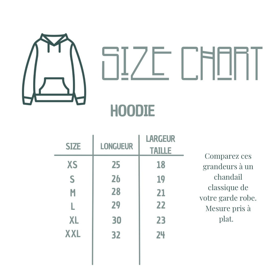 Hoodie Noir Personnalisable