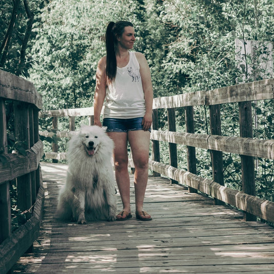 Camisole Bambou Crème Personnalisable avec la photo de ton animal - Zazou Photo Lab