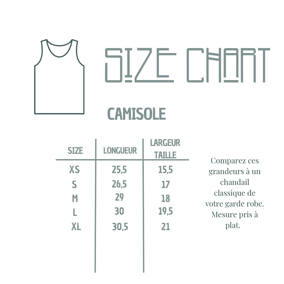 Camisole Bambou Crème Personnalisable avec la photo de ton animal - Zazou Photo Lab