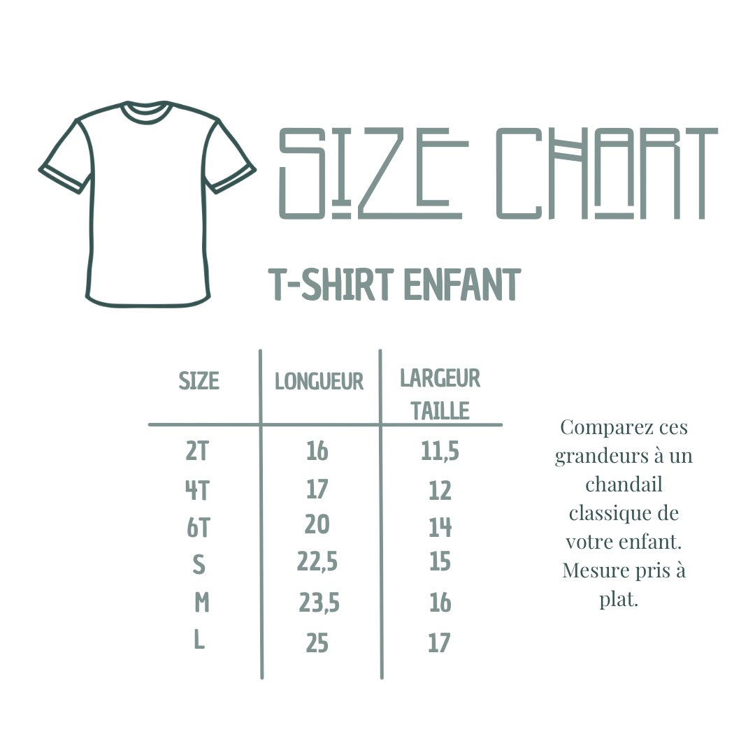 T-Shirt Enfant Pacific blue Personnalisable - Zazou Photo Lab