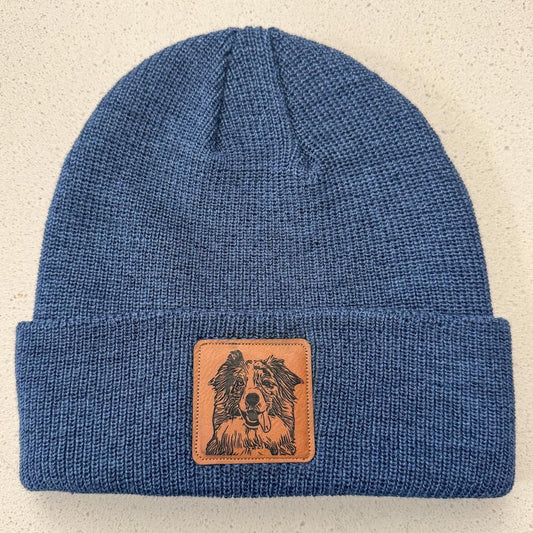 Tuque personnalisée bleu - Zazou Photo Lab