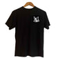 T-Shirt Bambou Noir Personnalisable avec ton animal de compagnie - Zazou Photo Lab